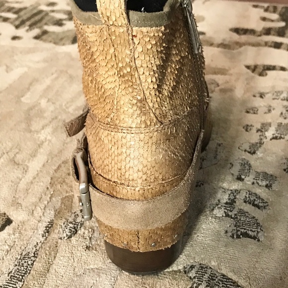 Donald J Pliner piton skin cowboy bootees - Picture 4 of 5